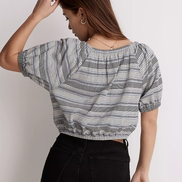 NWT MADEWELL BOHO COTTON CROP TOP - Picture 5 of 6